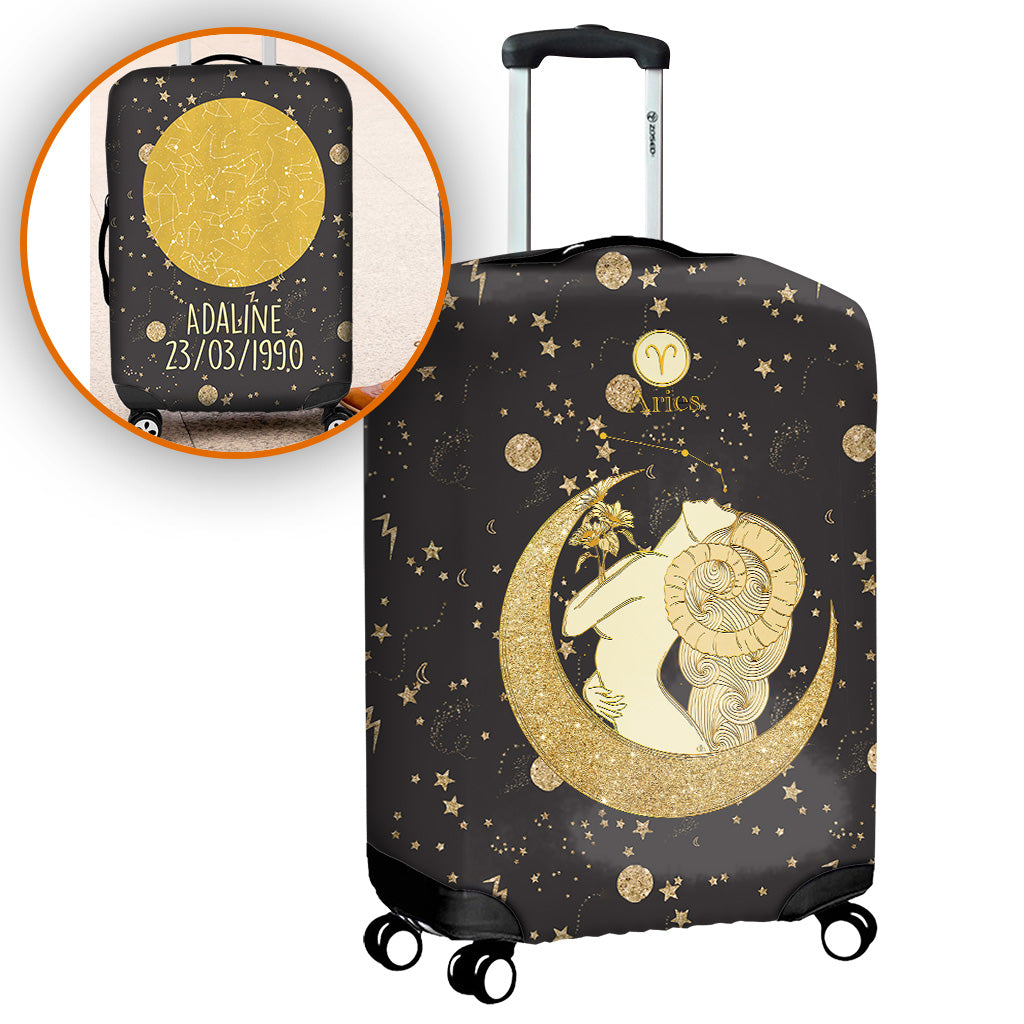 Zodiac Sign - Personalized Horoscope Luggage Cover