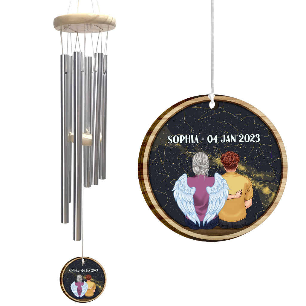 When I Look At The Stars - Personalized Memorial Wind Chime