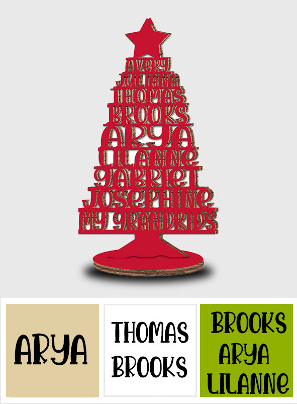 My Grandkids - Gift for grandma - Personalized Freestanding Wood Plaque