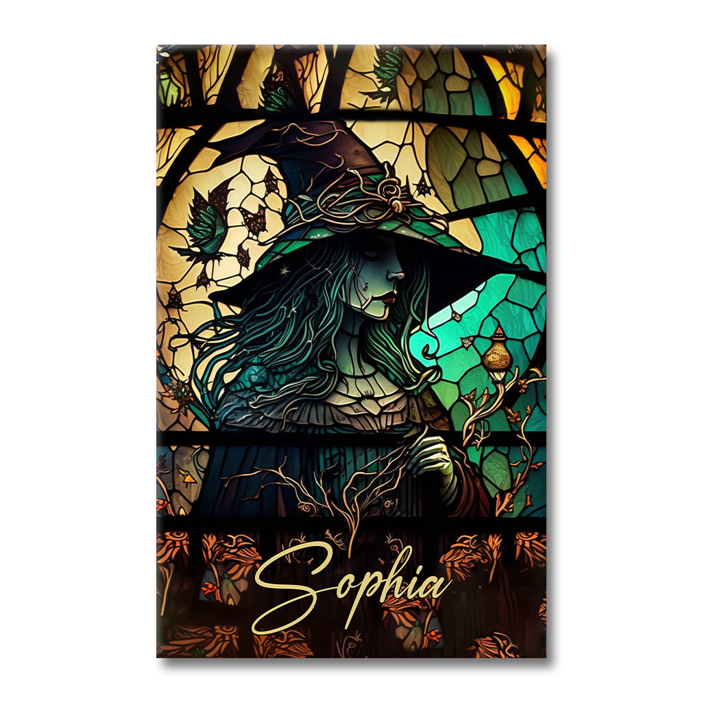 Mysterious Witch - Personalized Witch Canvas And Poster