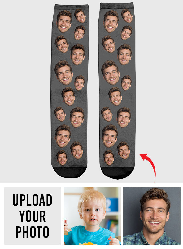 Custom Face - Personalized Uncle Socks