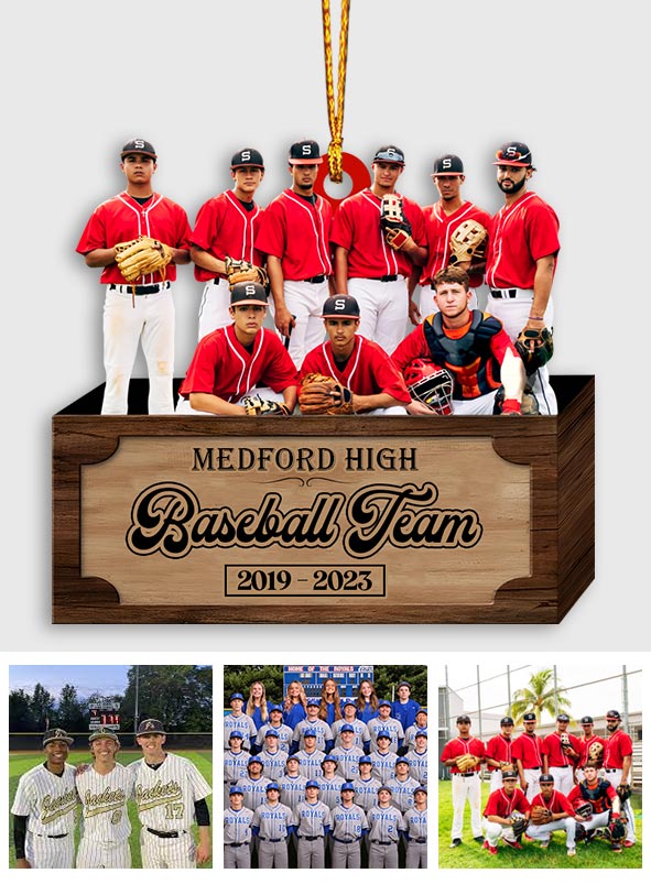 Baseball Christmas - Personalized Baseball Ornament