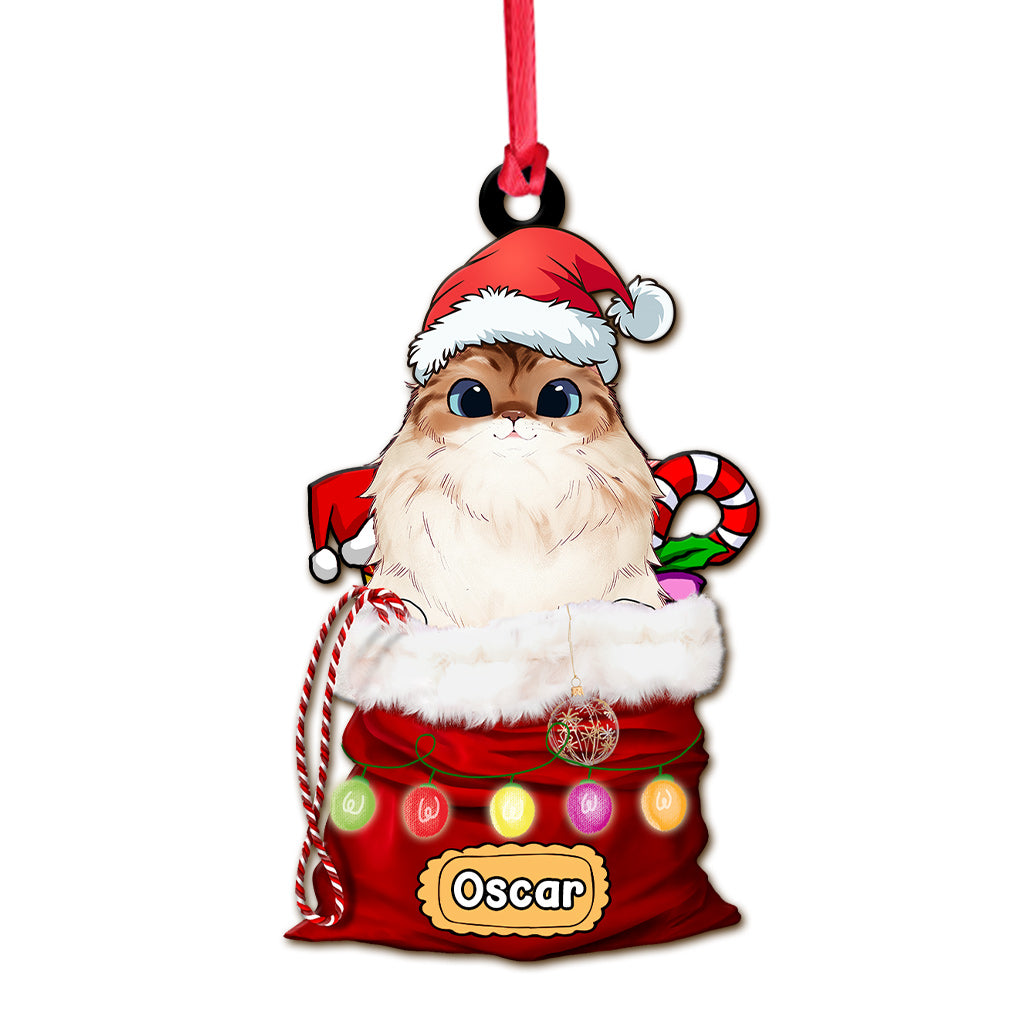Dear Santa, Define Naughty - Personalized Dog Ornament