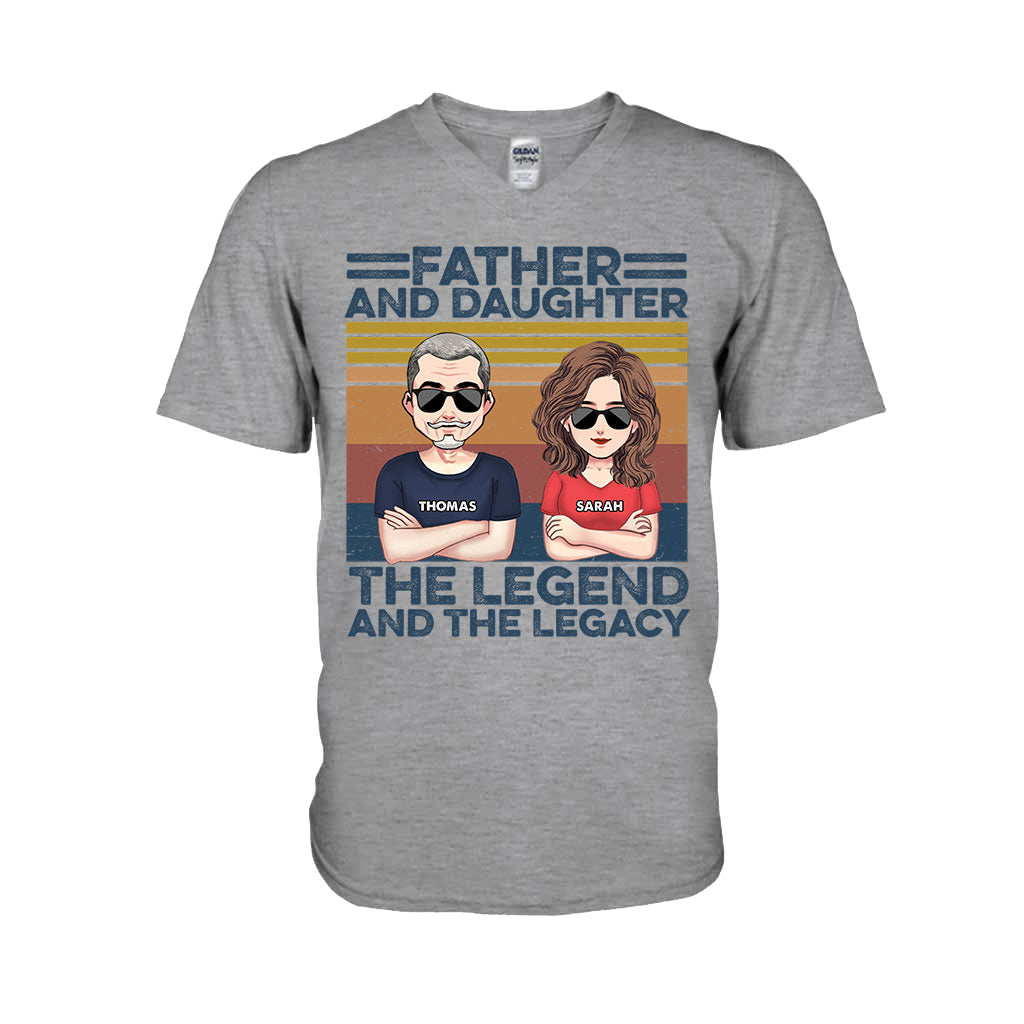 Like Father Like Son - Gift for dad, dad - Personalized T-shirt And Hoodie