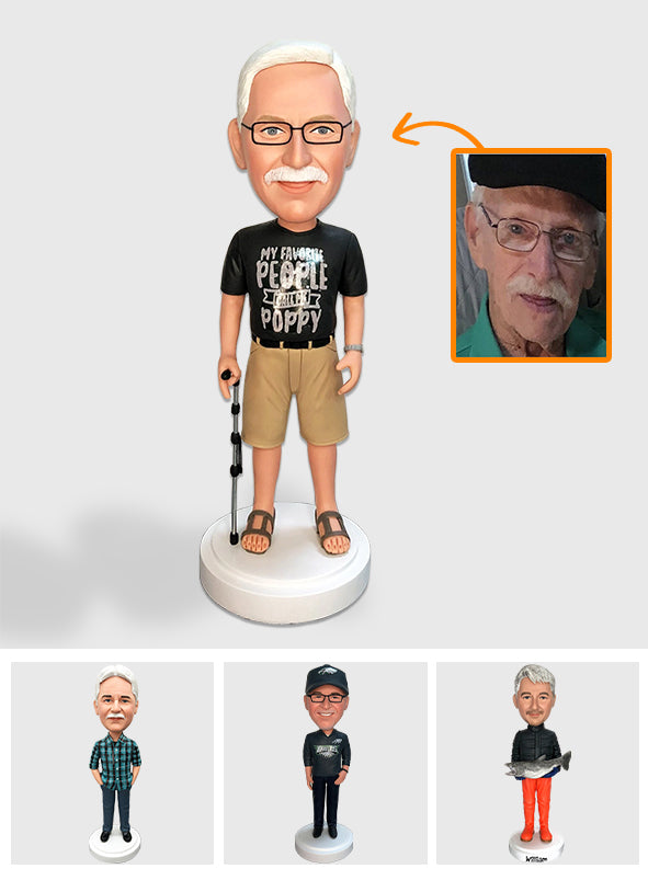 My Grandpa - Gift for grandpa - Personalized Bobblehead