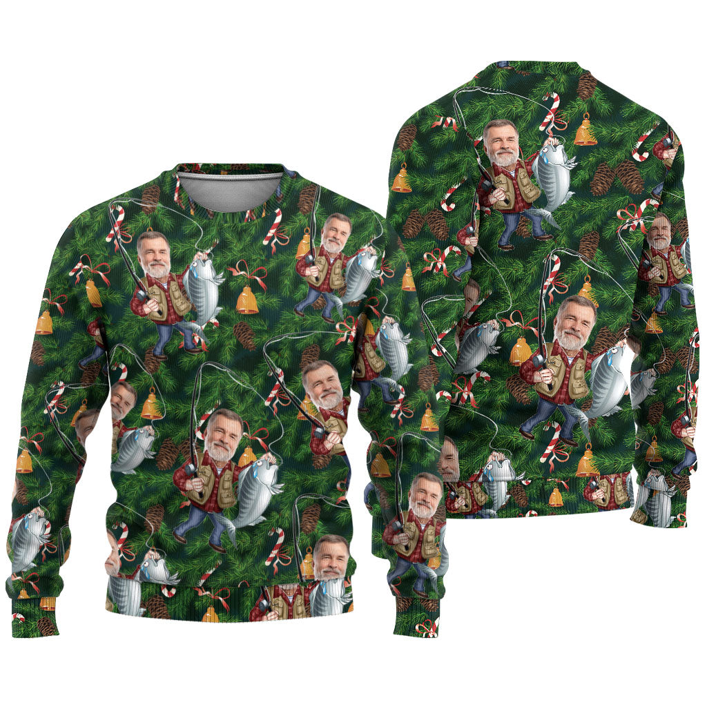 Fishing Lover - Personalized Fishing Ugly Sweater