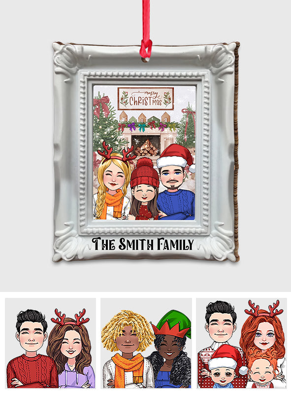 Merry Christmas - Personalized Family Ornament