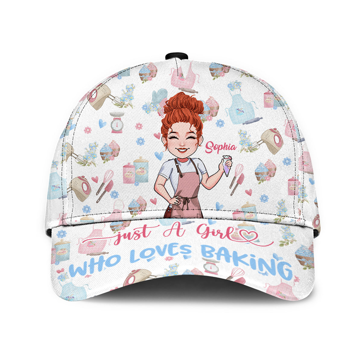 Just A Girl Who Loves Baking - Personalized Baking Classic Cap