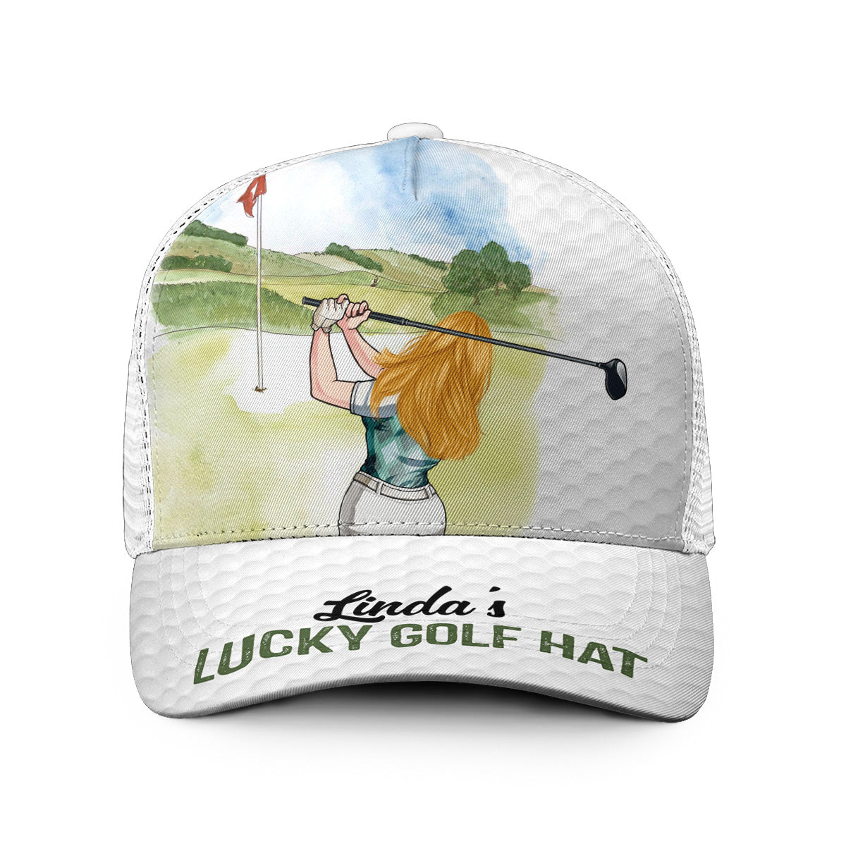 My Lucky Golf Cap - Personalized Golf Trucker Hat