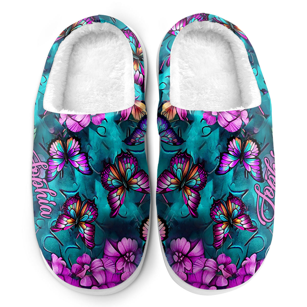 Love Butterflies - Personalized Butterfly Slippers