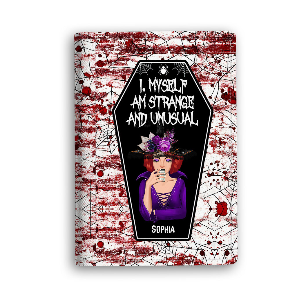 I Myself Am Strange and Unusual - Personalized Witch Passport Holder