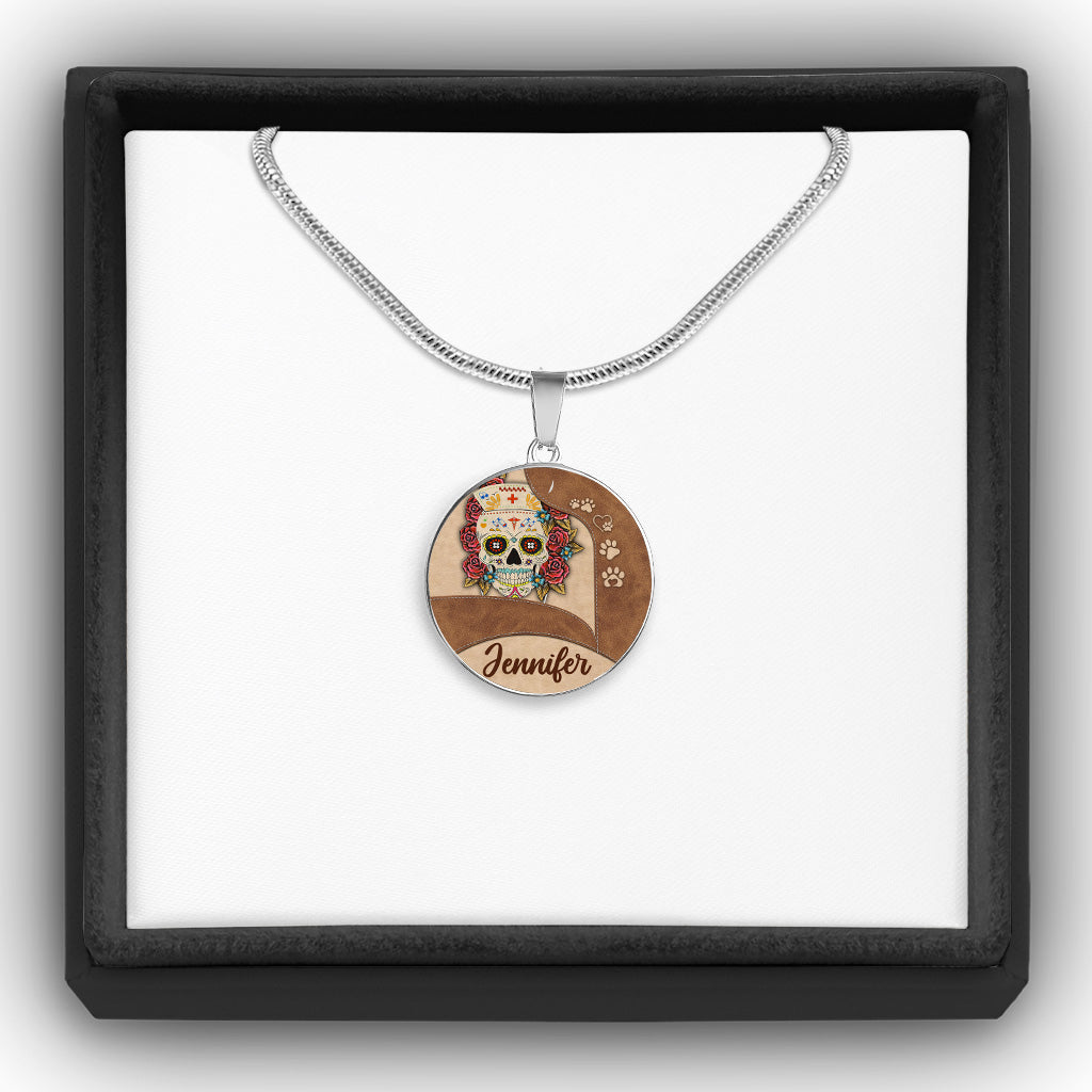 Nurse Life - Personalized Nurse Round Pendant Necklace