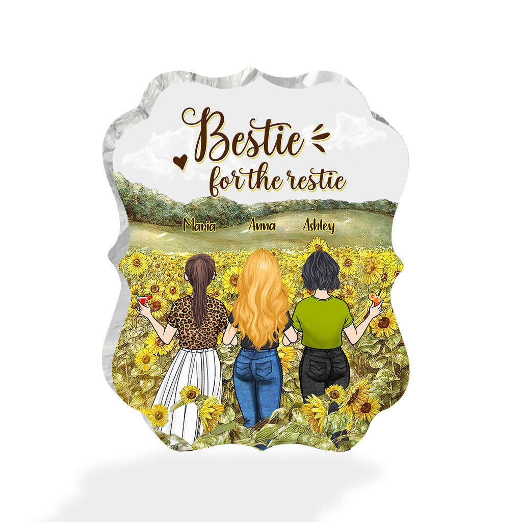 Bestie Forever - Bestie gift for sister - Personalized Custom Shaped Acrylic Plaque