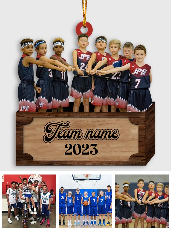 Basketball Christmas - Personalized Basketball Ornament