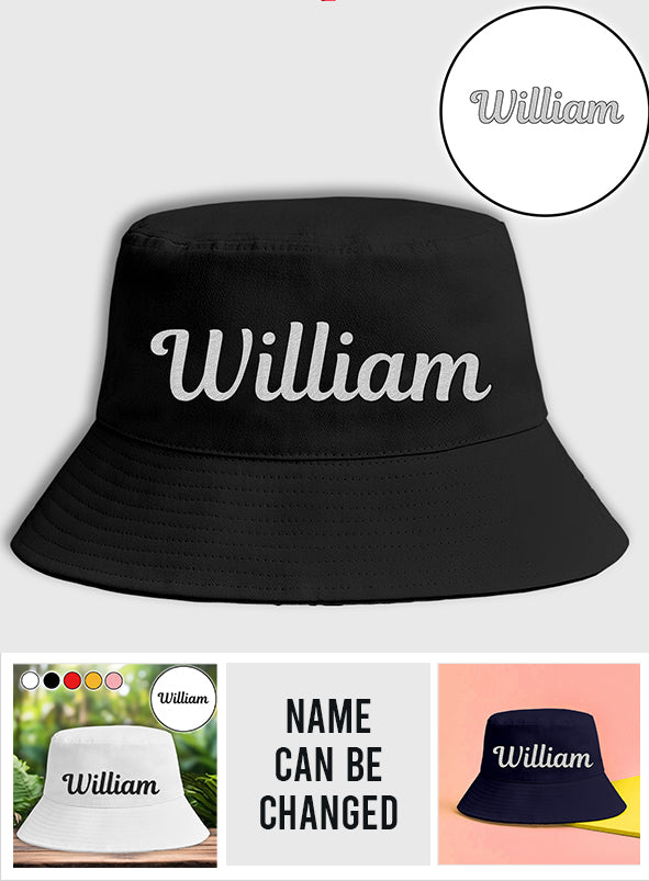 Custom Name - Personalized grandson Embroidered Bucket Hat