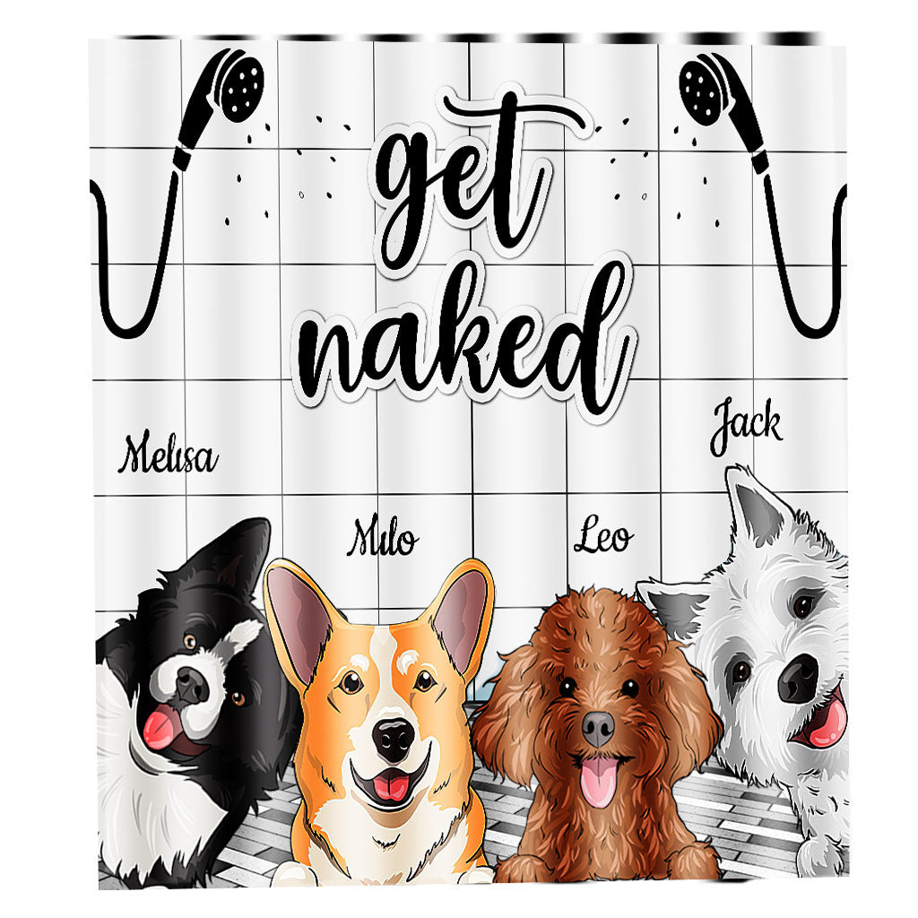 I Saw That - Personalized Dog Shower Curtain