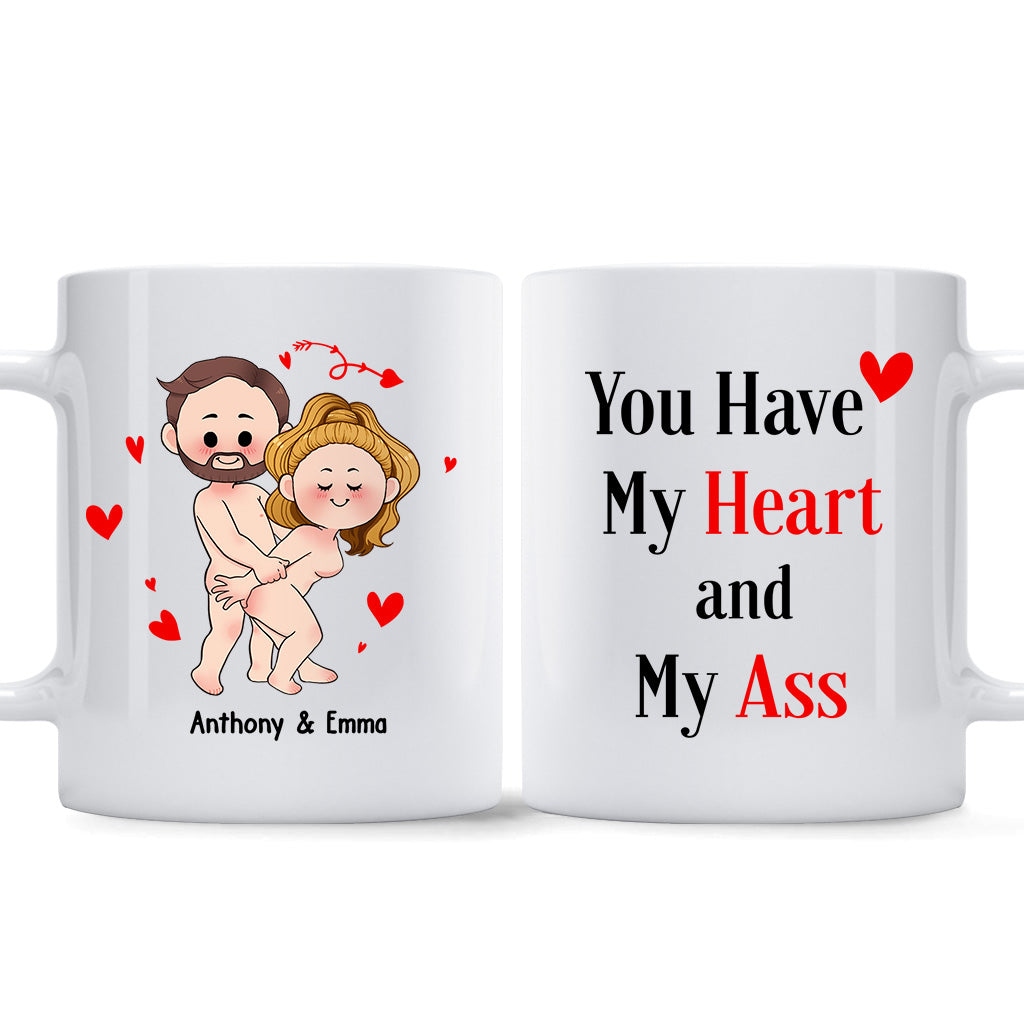I Just Want You To Be Happy - Couple gift for husband, wife, boyfriend, girlfriend - Personalized Mug