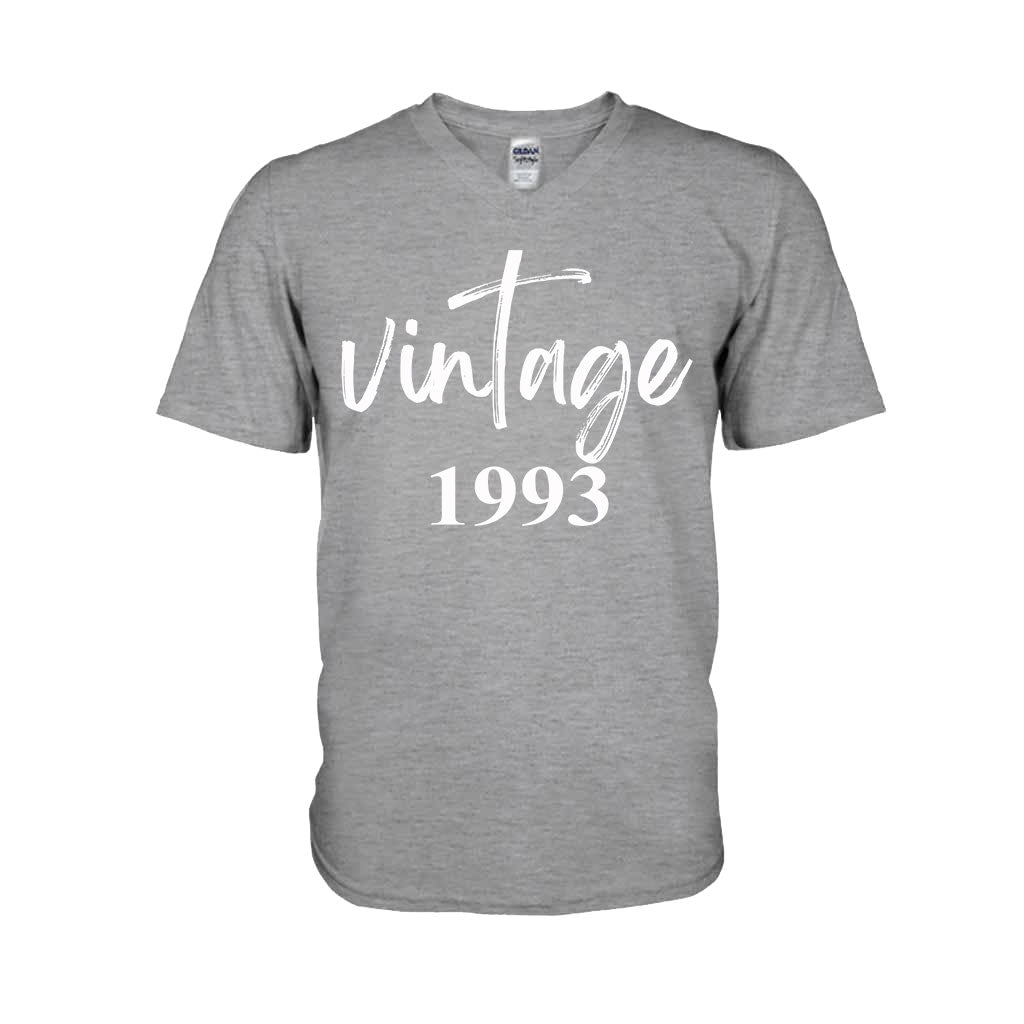 Vintage Version - Personalized Birthday T-shirt And Hoodie