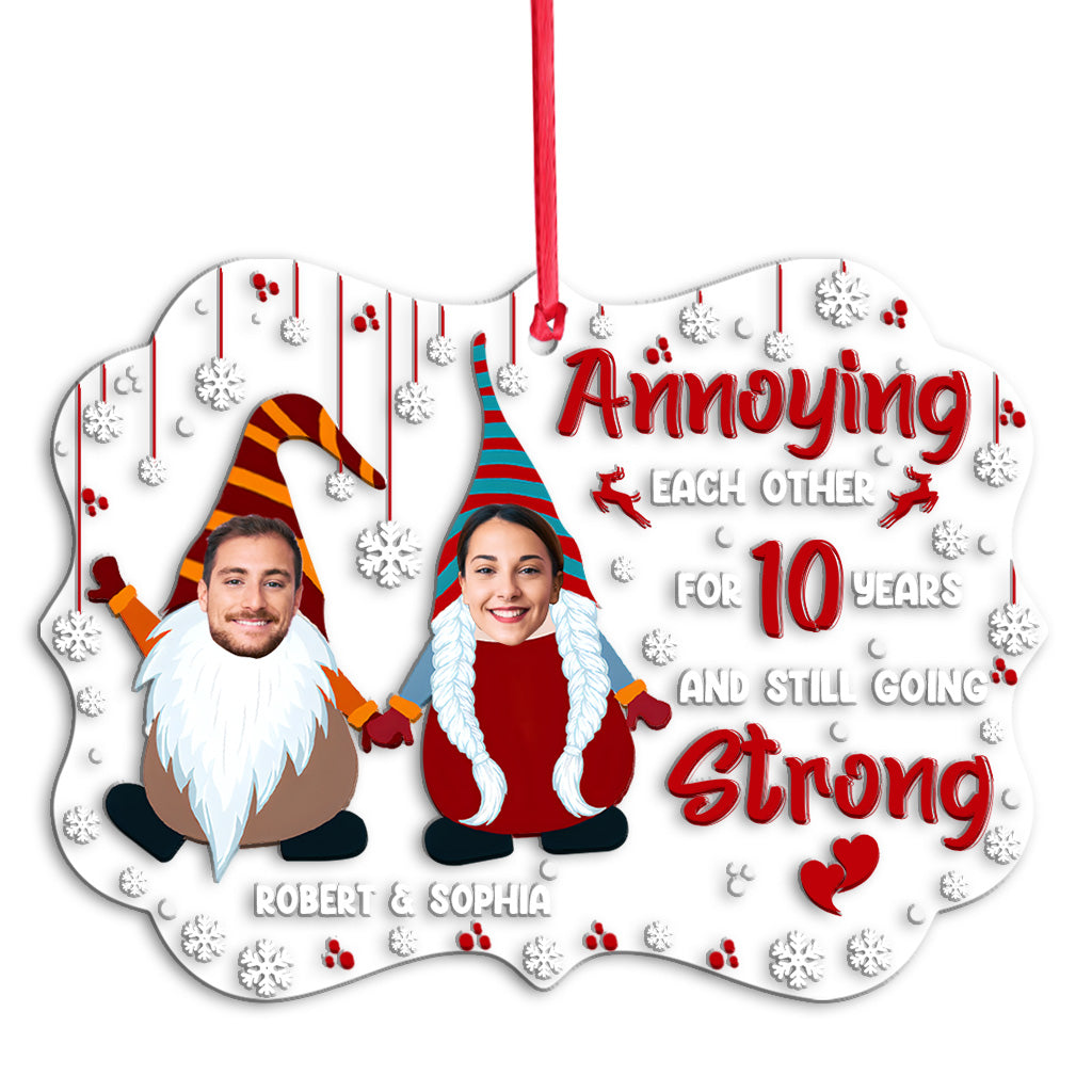 Annoying Each Other - Personalized Couple Ornament