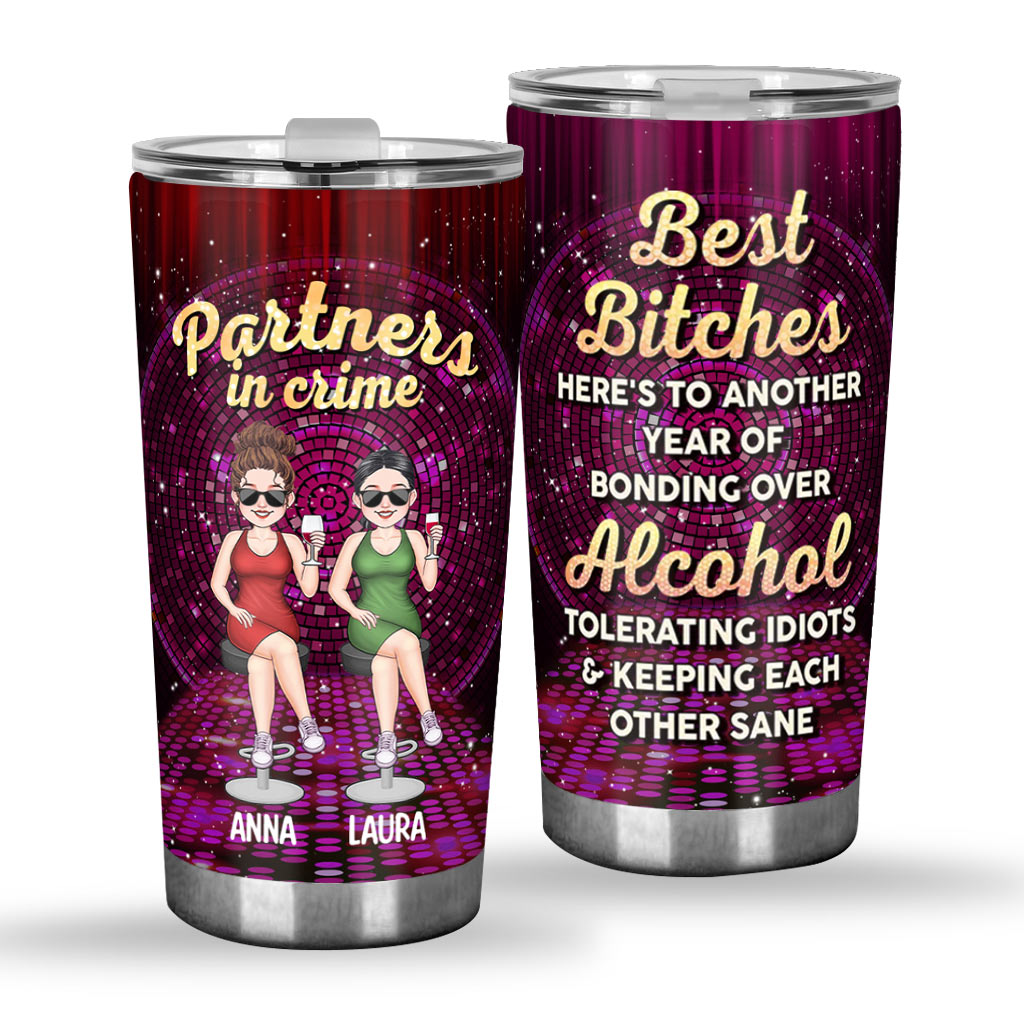 If We Get Caught - Personalized Bestie Tumbler