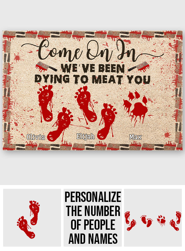 Come On In - Personalized Family Doormat