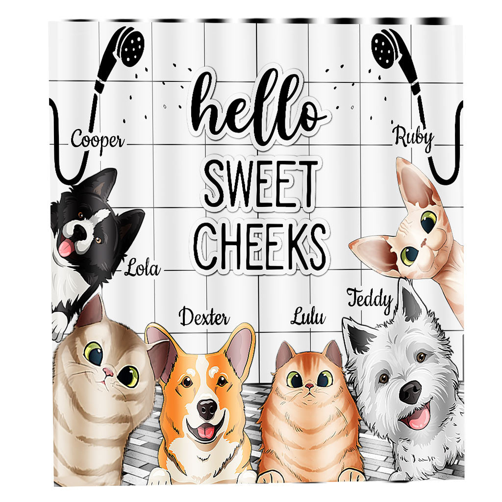 I Saw That - Personalized Dog Shower Curtain