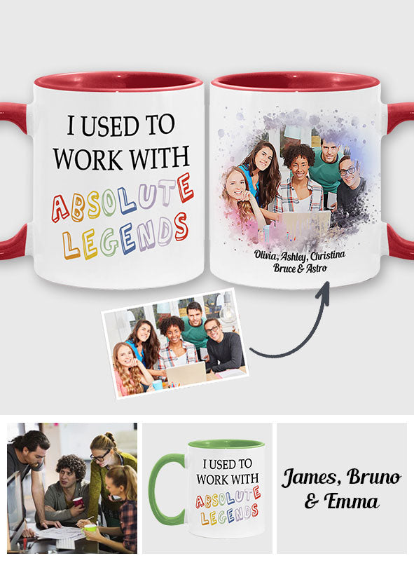 Absolute Legends - Personalized Colleague Accent Mug
