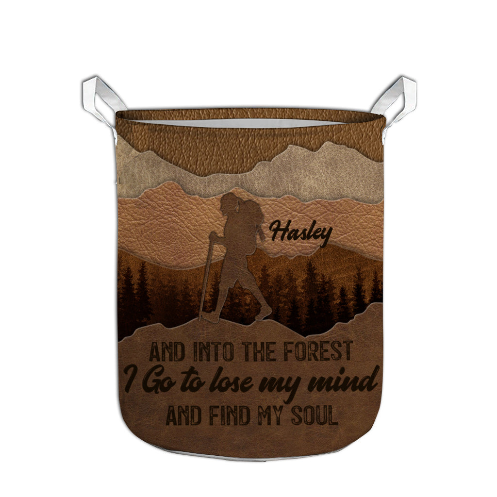 And Into The Forest I Go - Personalized Hiking Storage Basket