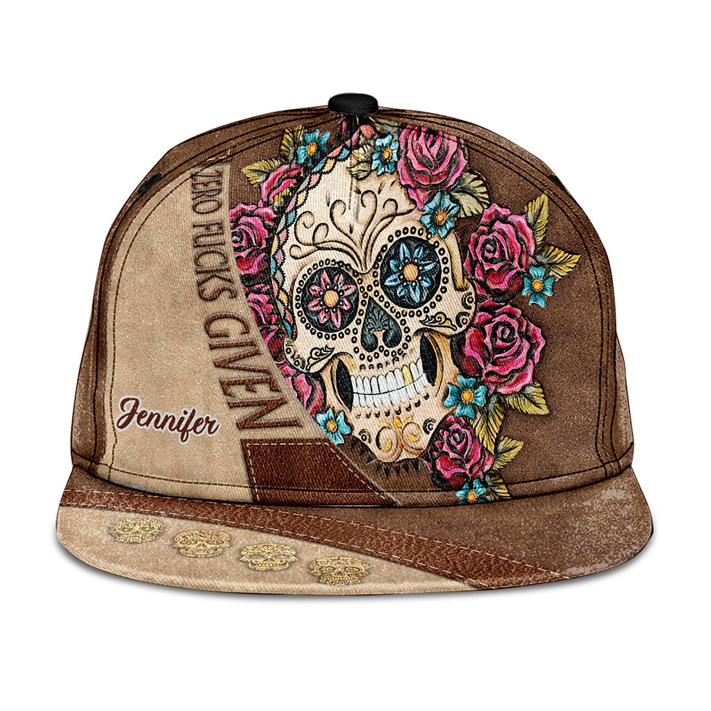 Zero F Given - Personalized Skull Snapback