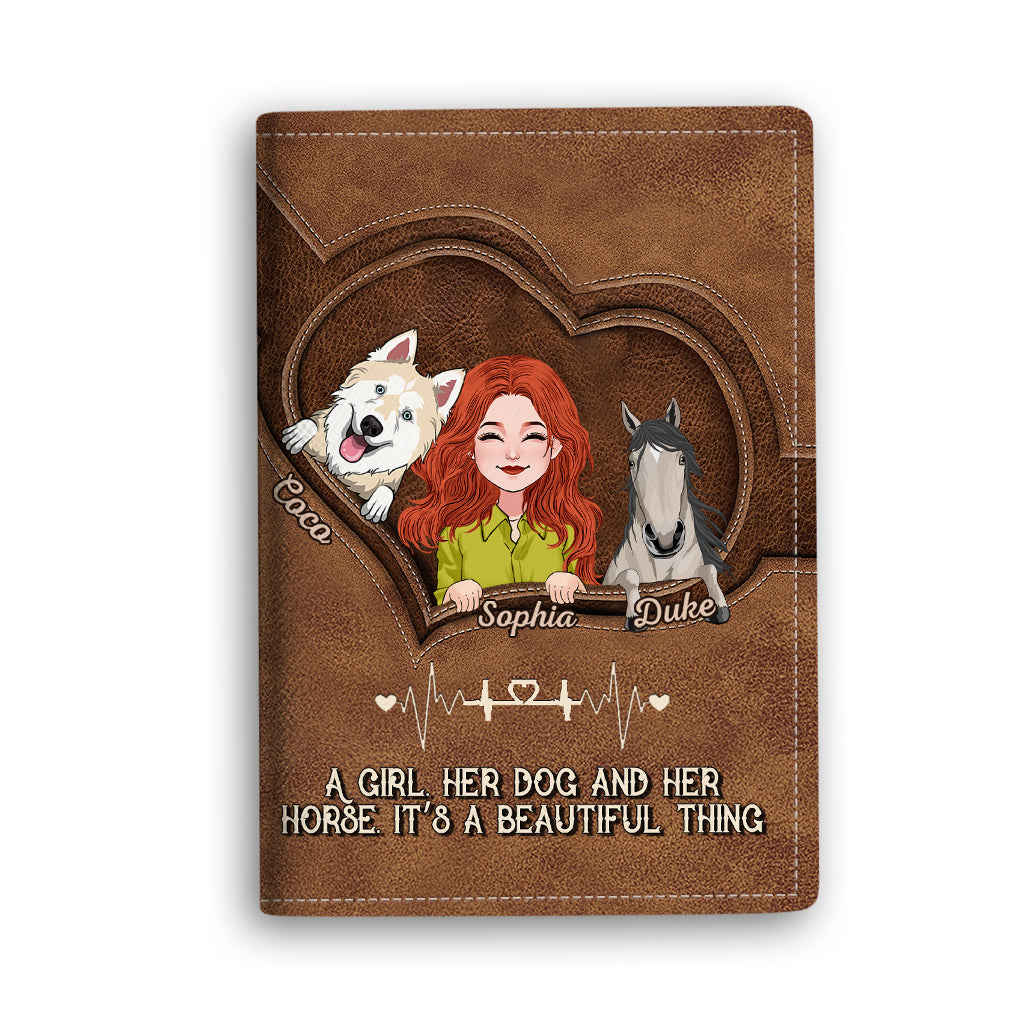 What A Beautiful Thing - Personalized Horse Passport Holder