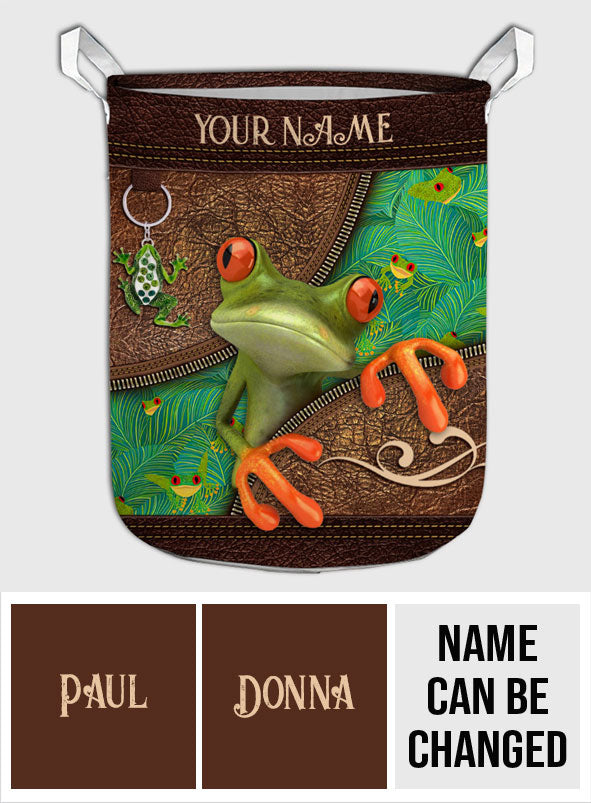 Love Frog - Personalized Frog Storage Basket