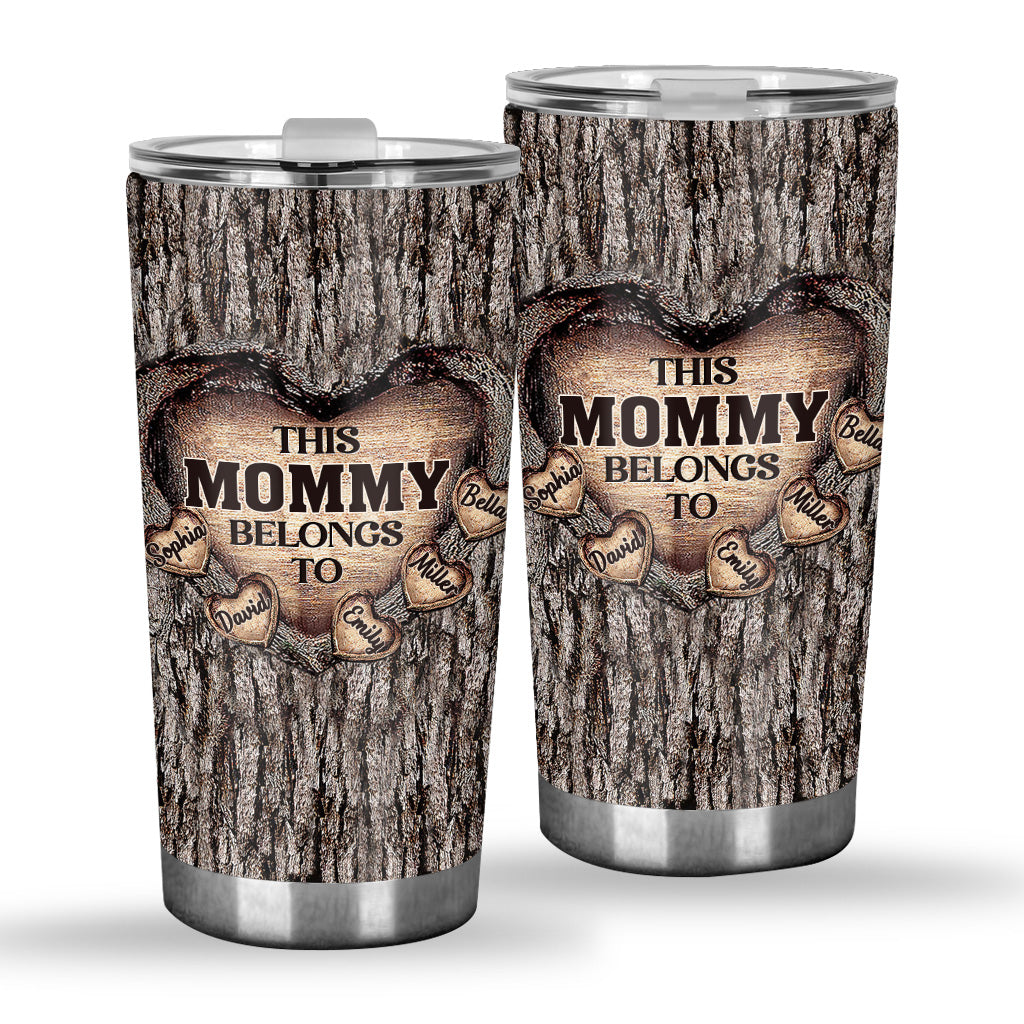 Dad's Heart - Gift for dad, grandma, grandpa, mom, uncle, aunt, brother, sister - Personalized Tumbler