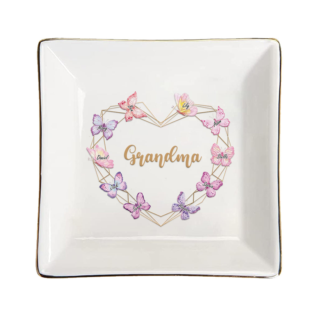 Grandma Mama - Personalized Mother's Day Grandma Jewelry Dish