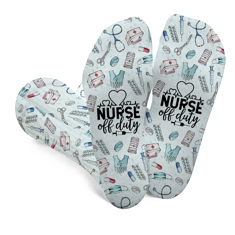 Nurse Off Duty Nurse Socks