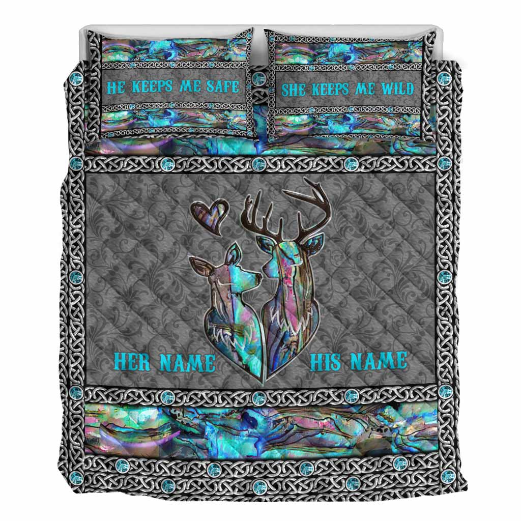 So Many In The Forest - Personalized Hunting Quilt Set