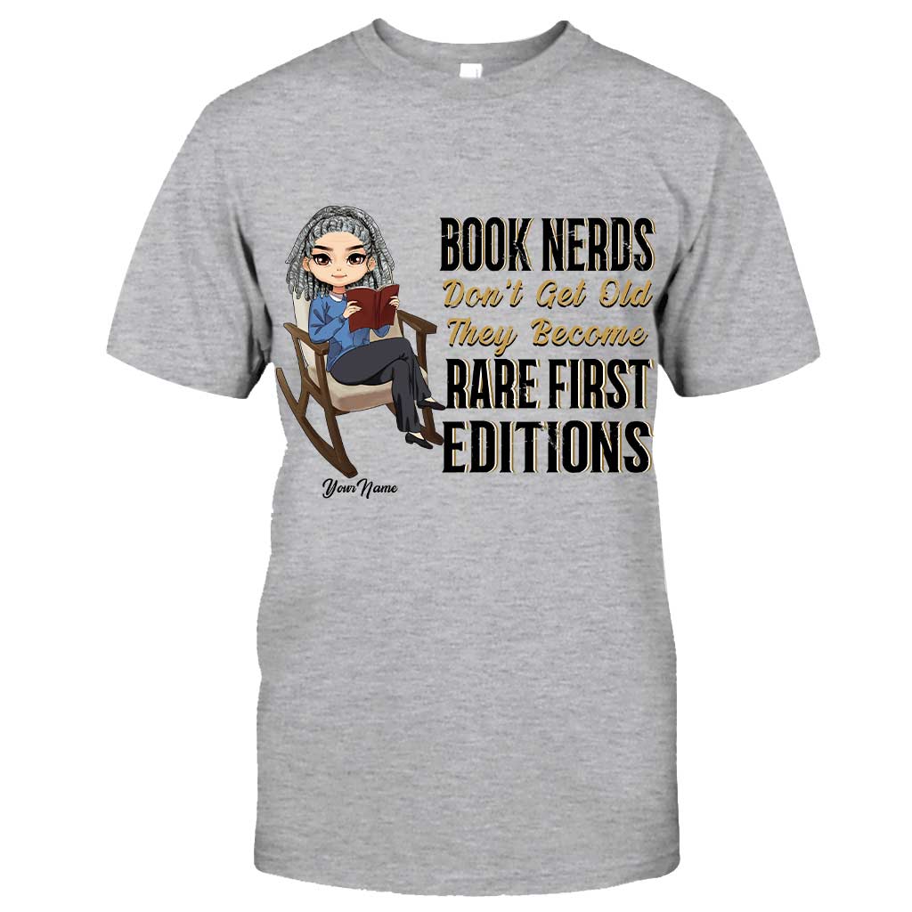Book Nerds Don't Get Old - Personalized T-shirt and Hoodie
