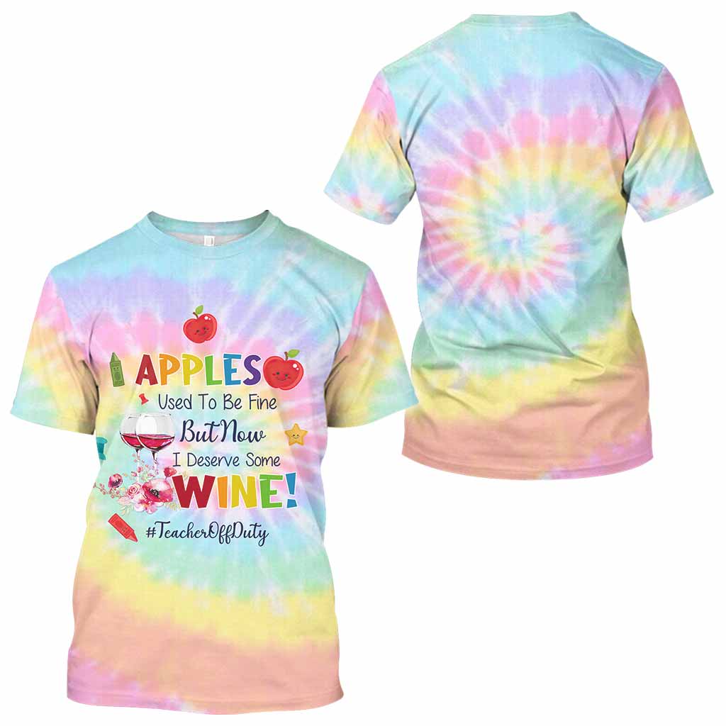 Apples Used To Be Fine - Personalized Teacher All Over T-shirt and Hoodie