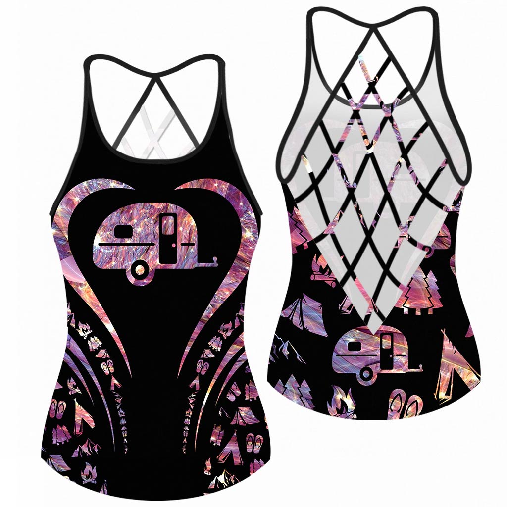 Camping Cross Tank Top