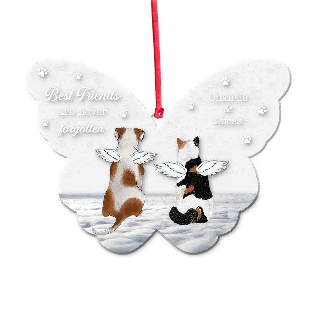 Best Friends Are Never Forgotten - Personalized Dog Ornament