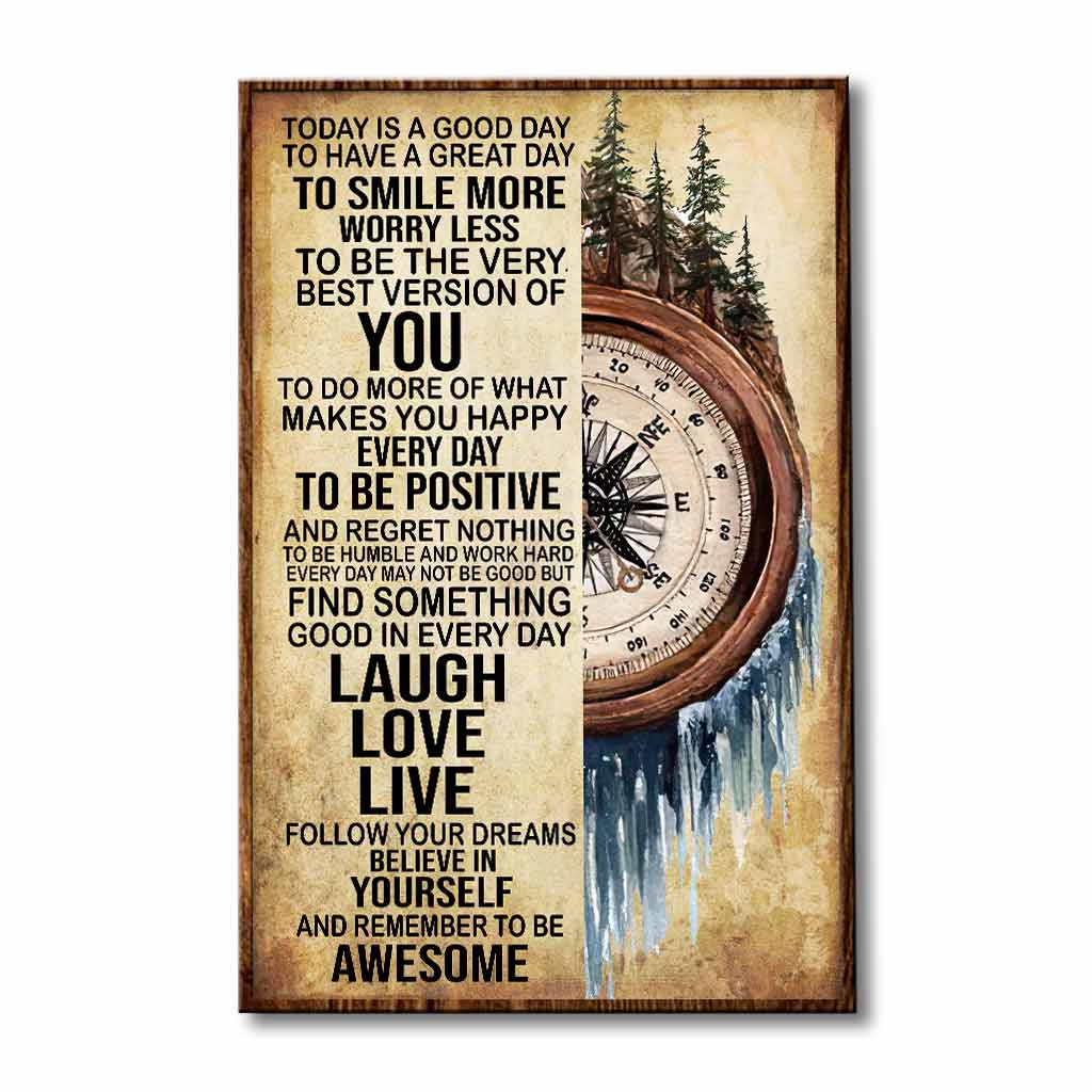 Today Is A Good Day - Camping Poster