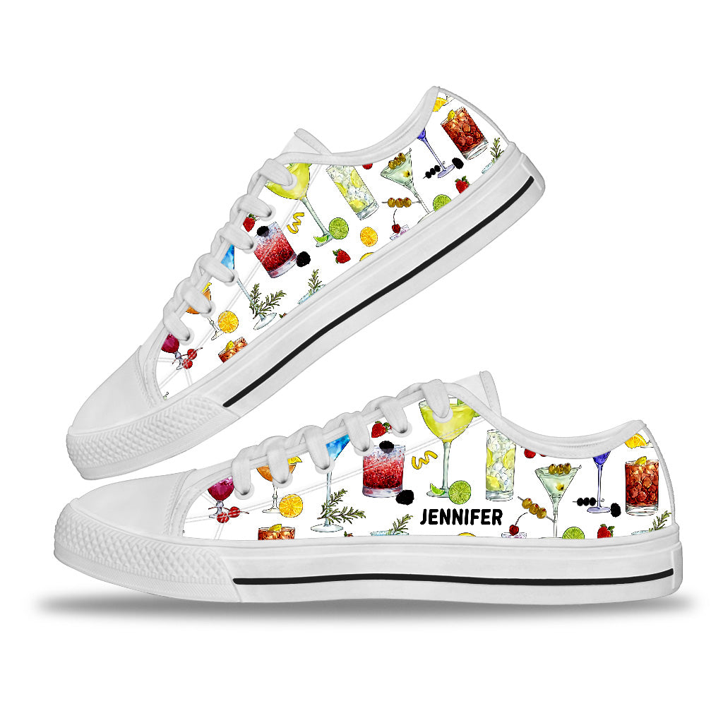 Summer Vibes - Personalized Bartender Low Top Shoes