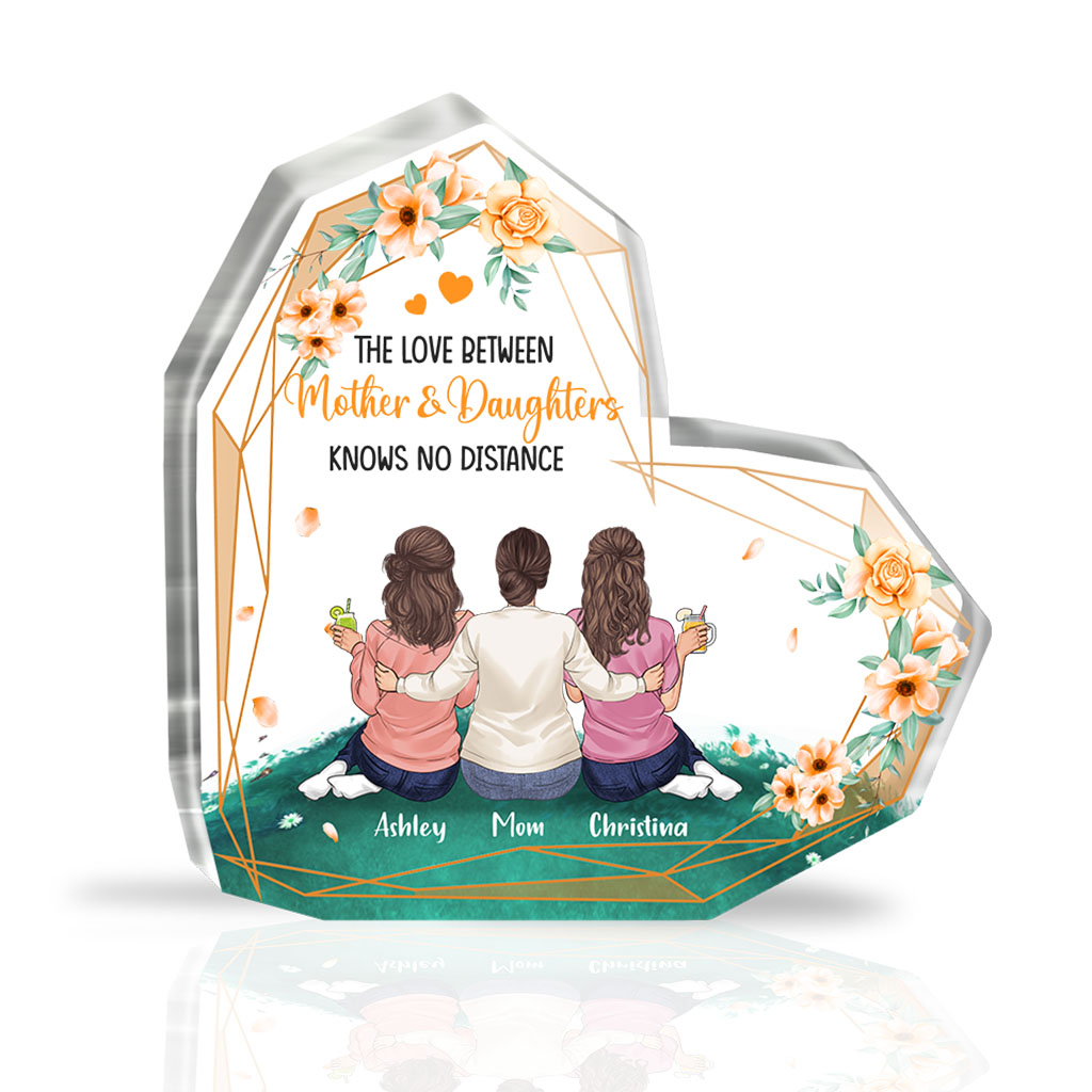 Mother And Daughter - Personalized Mother's Day Mother Custom Shaped Acrylic Plaque
