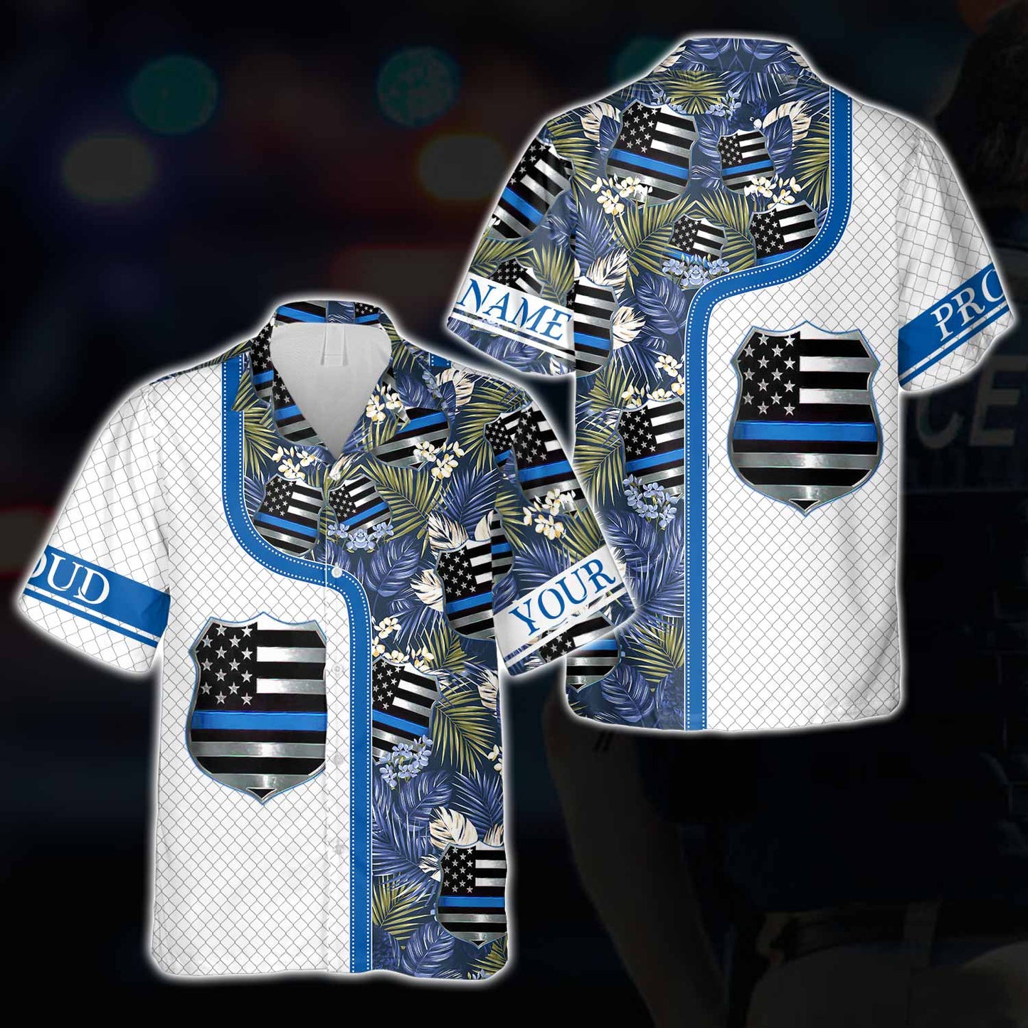 I've Got Your Six - Police Officer Personalized Hawaiian Shirt
