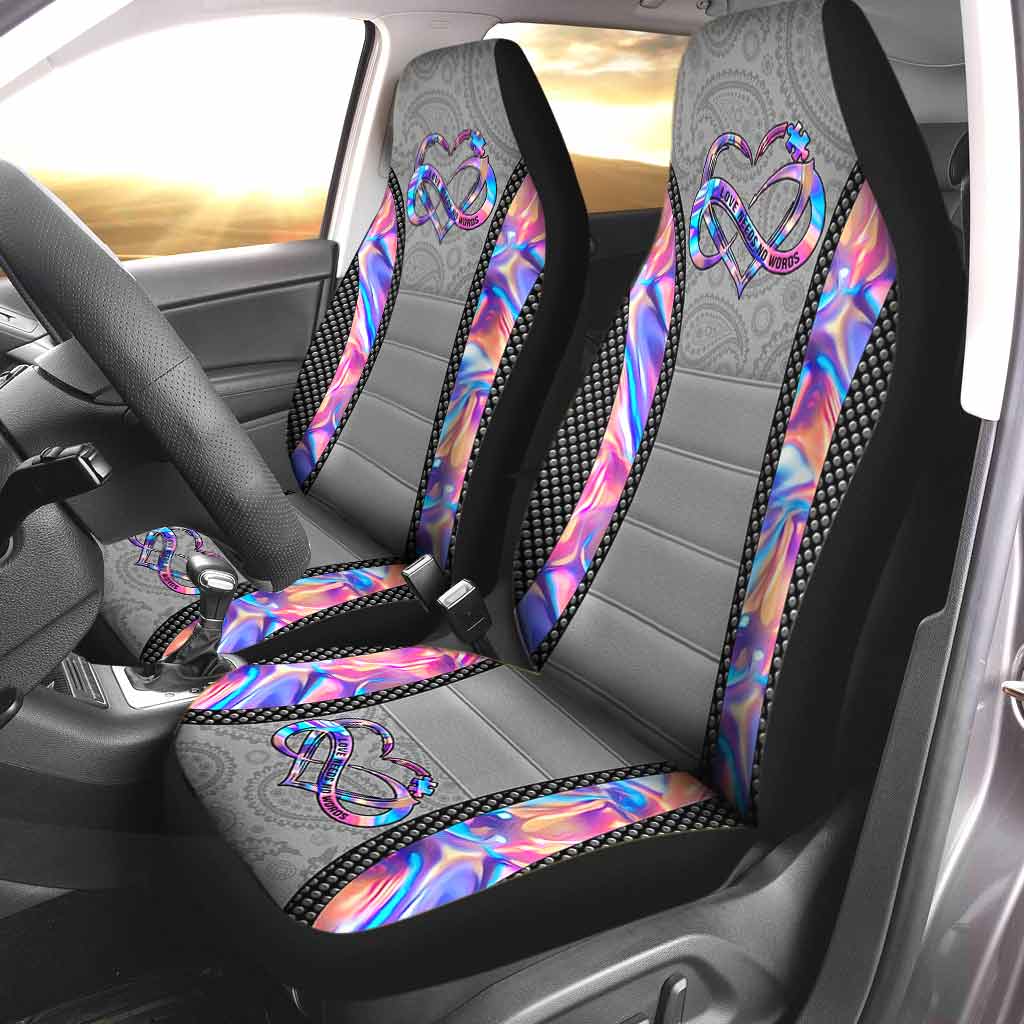 Love Needs No Words - Autism Awareness Seat Covers