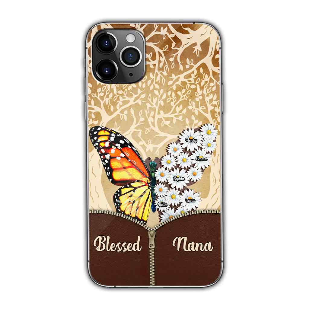 Butterfly Daisy - Personalized Grandma Phone case