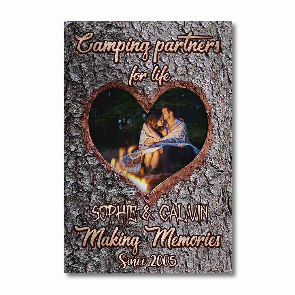 Happy Campers - Personalized Camping Poster