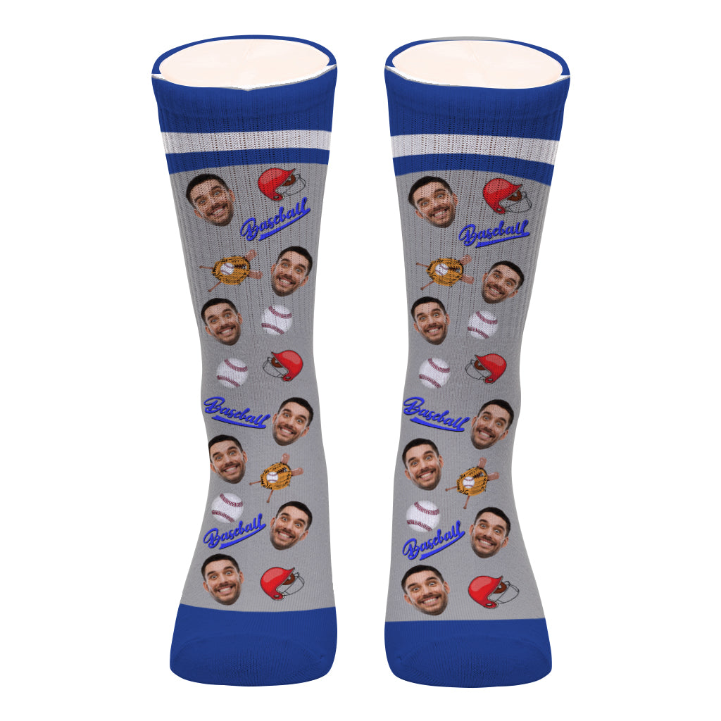 I’m Watching Baseball - Personalized Baseball Socks