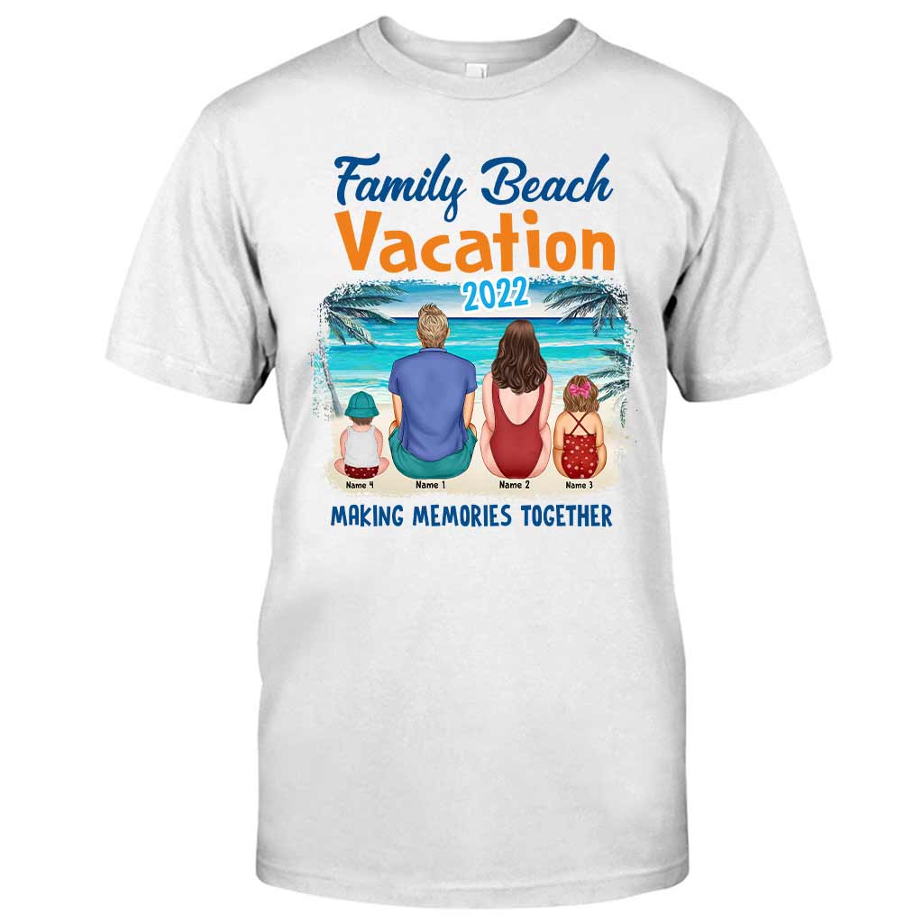 Family Beach Vacation - Personalized Sea Lover T-shirt and Hoodie
