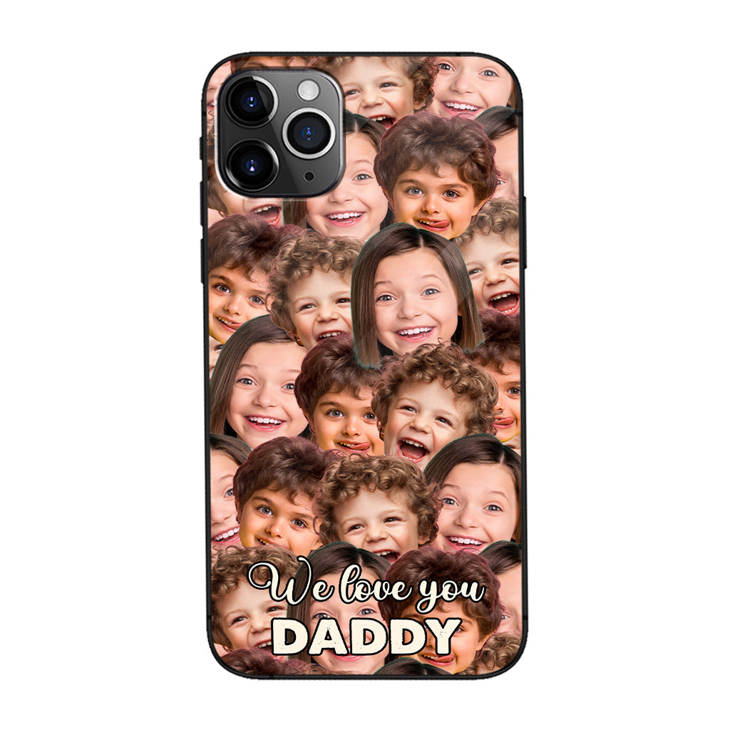 Love You Dad - Gift for dad, grandma, grandpa, mom, uncle, aunt, brother, sister, son, daughter, granddaughter, grandson, husband, wife, boyfriend, girlfriend - Personalized Phone Case