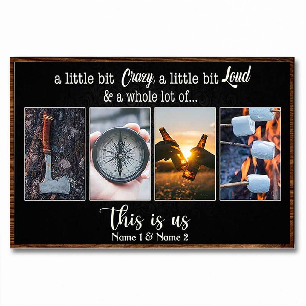 This Is Us - Camping Personalized Poster